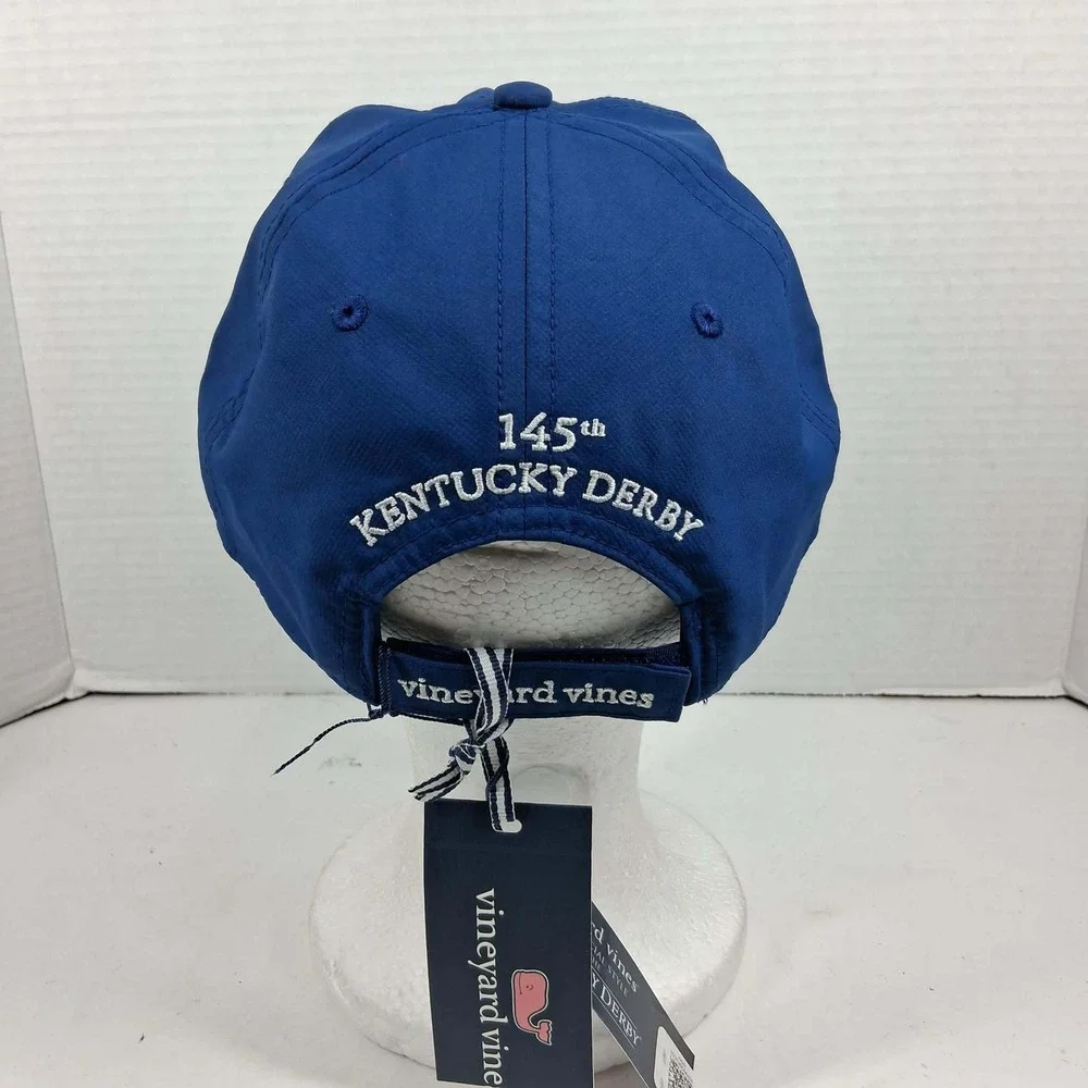 Vineyard Vines Kentucky Derby 145th Performance Baseball Cap‎ Navy 1F000092-410